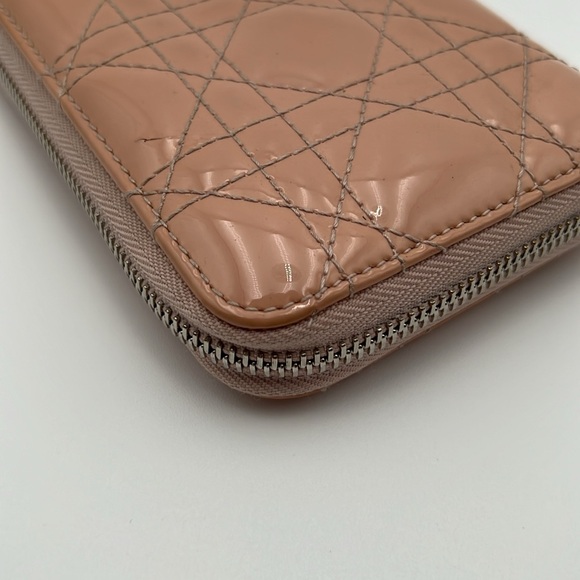 Lady Dior Cannage Zip Wallet - Picture 16 of 16